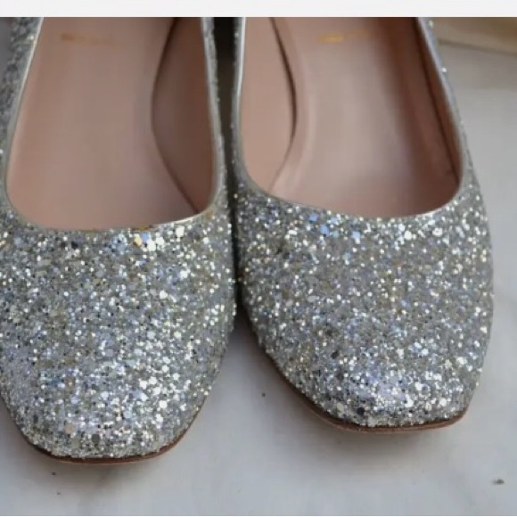 GLAMOUR! Iconic silver glitter Dolores pumps from Kate Spade. Best shoe EVER - Picture 13 of 13